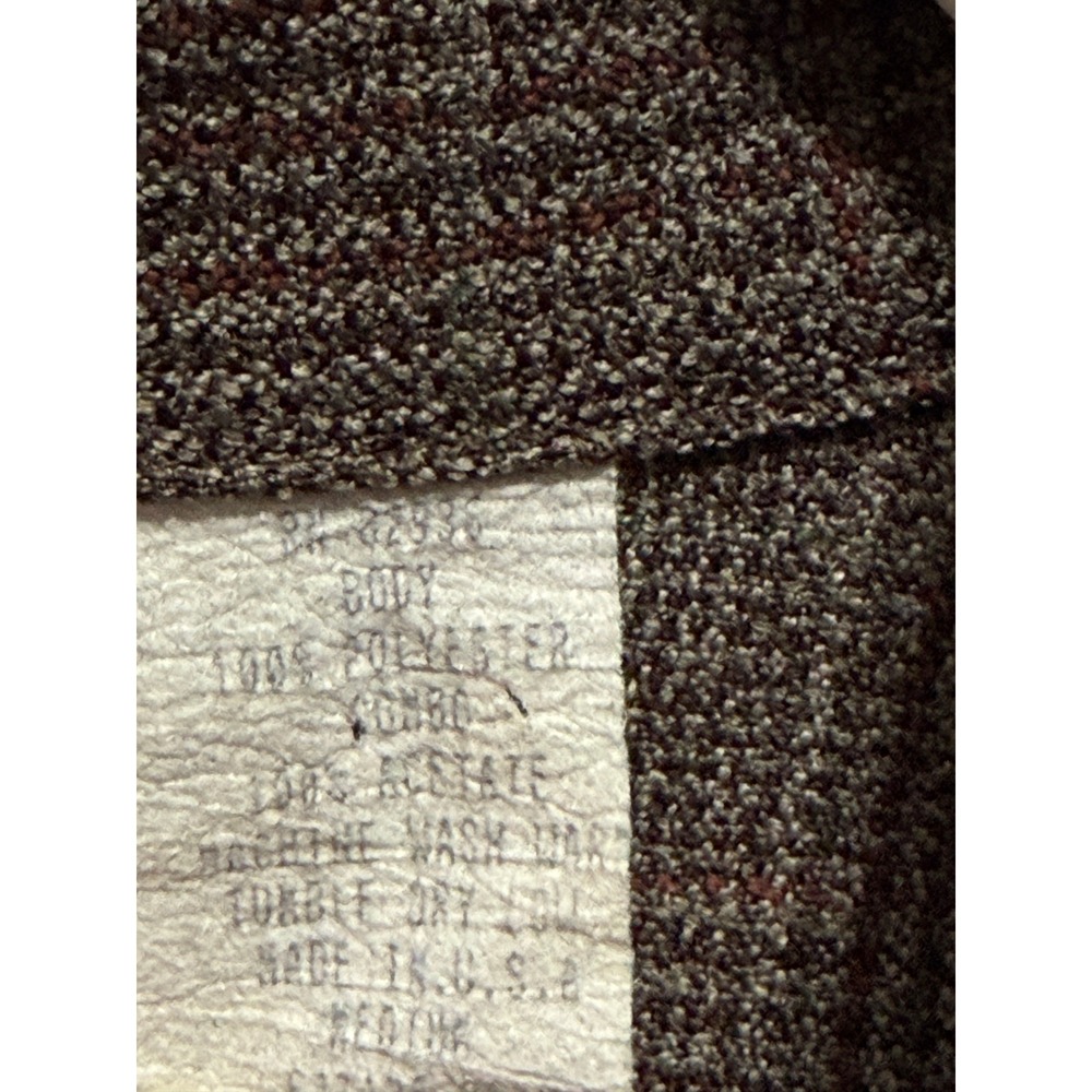 Vintage 90s Maggie Lawrence Plaid Button Up Shirt Jacket Women's M Brown Classic - Picture 5 of 16